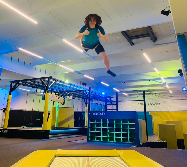 Mitarbeiter auf Master Trampolin HIGHMATRAUSCH